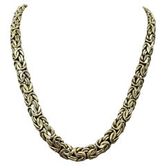 14ct Yellow Gold Byzantine Necklace– 22", 54.9g je