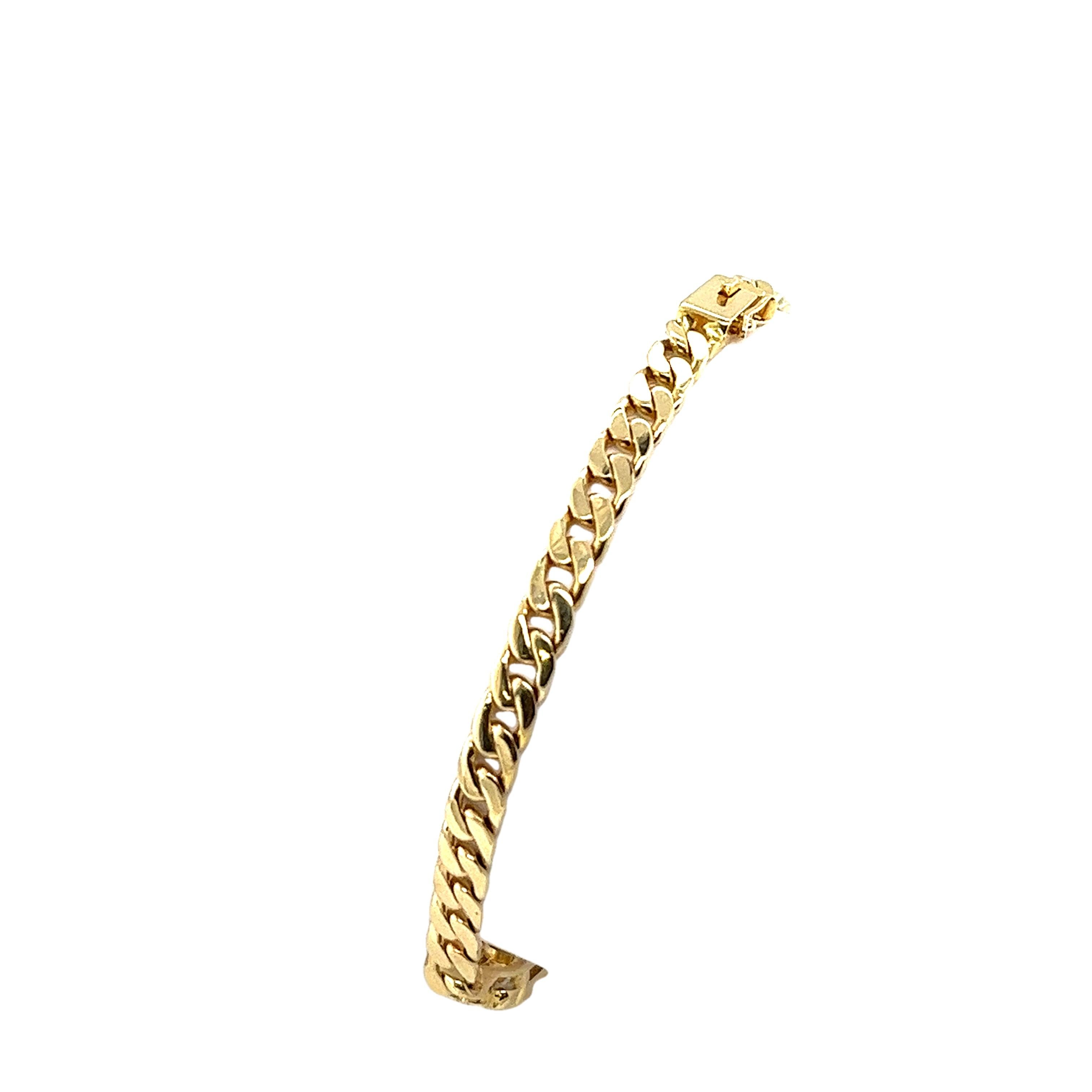 14 Karat Gelbgold Diamantarmband mit 5 abnehmbaren runden Diamanten, 1,20 Karat (Moderne)