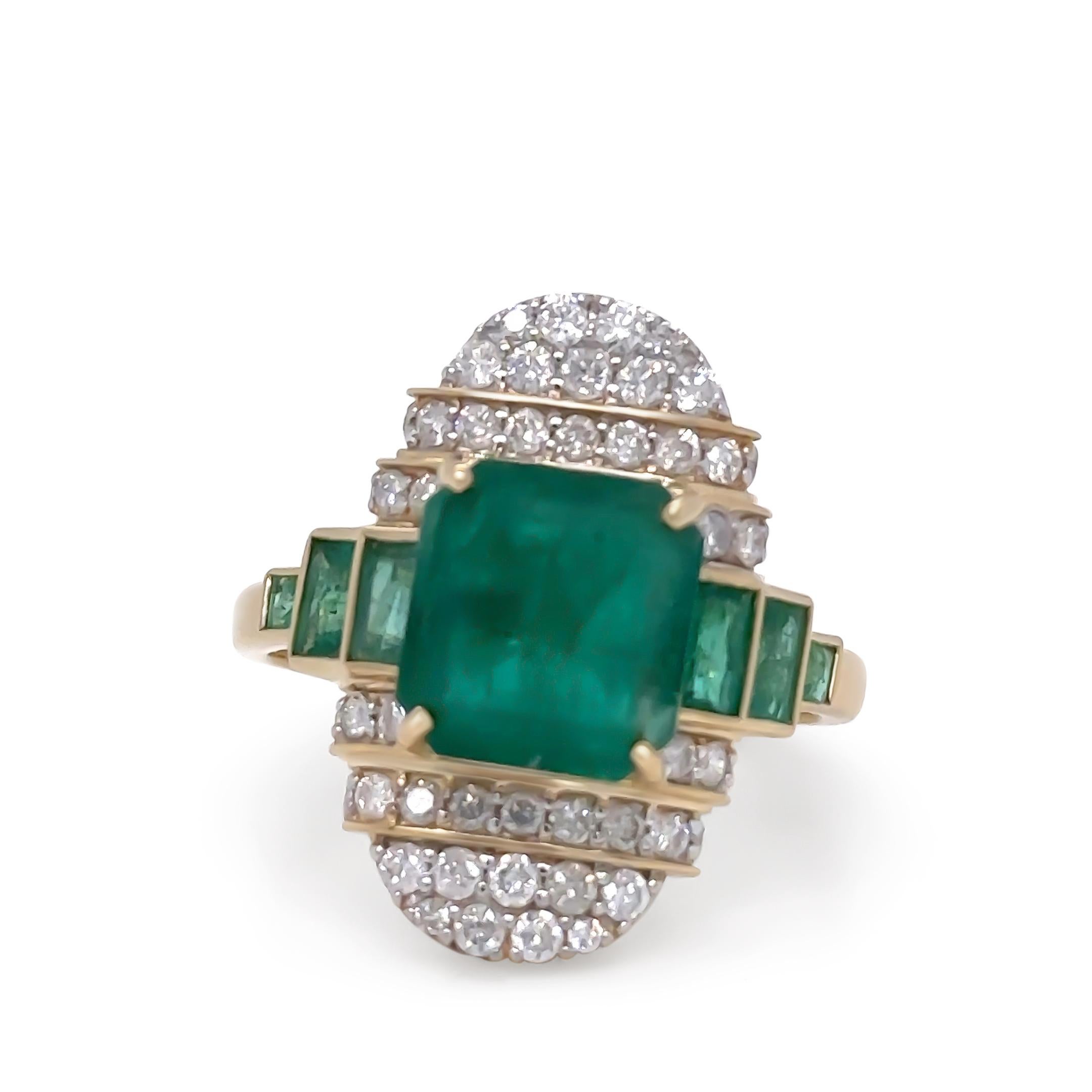 A Emerald & Diamond Set 