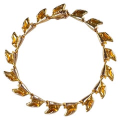 14ct Yellow Gold "Rolling Waves" Bracelet, Björn Weckström for Lapponia, 1972