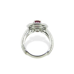 14K 1.57ct Ruby Ring GIA Burmese Pigeon Blood