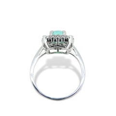14K 1.5ct Paraiba Tourmaline Ring with AGL Report