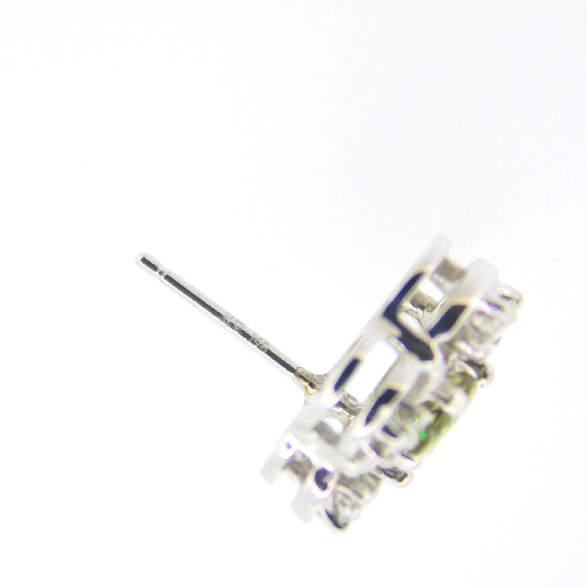 Donna Orecchini 14K con alessandrite naturale da 1,6 carati in vendita