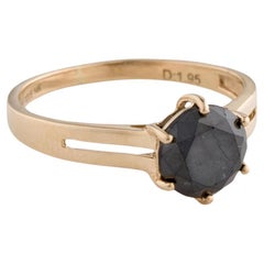14K 1.75ctw Diamond Engagement Ring - Size 6.75 - Stunning Design, Luxury Piece