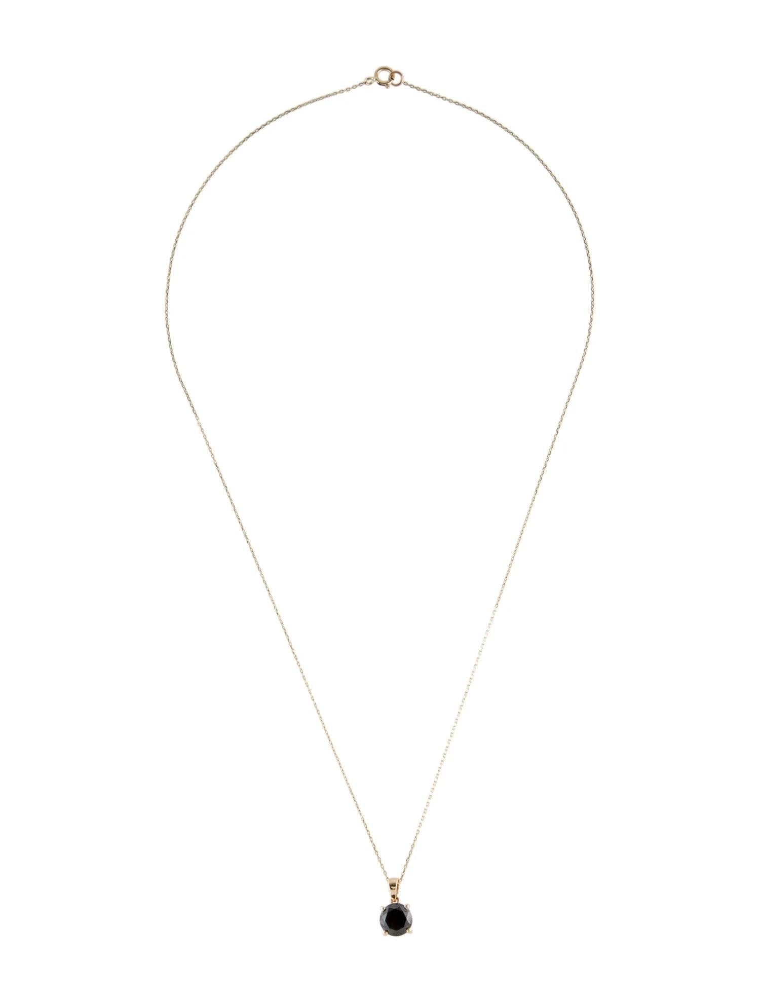 Artist 14K 1.85ct Diamond Pendant Necklace For Sale