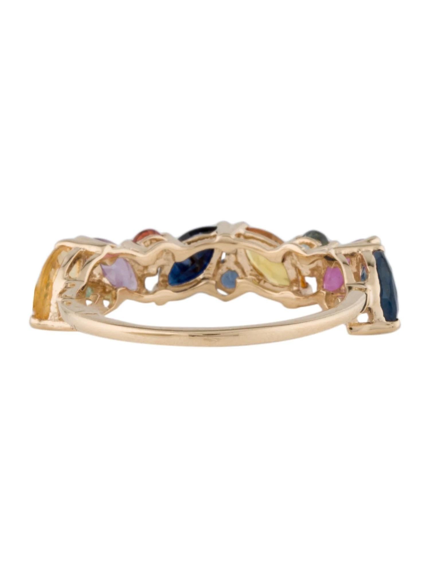 Taille Marquise Bague jonc saphir 14 carats 2,15 ctw, taille 6,75  Saphir Brilliante Marquise & 0.34 en vente