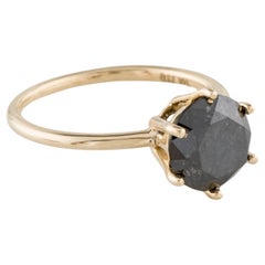 14K 2.79ct Diamond Solitaire Cocktail Ring, Size 7