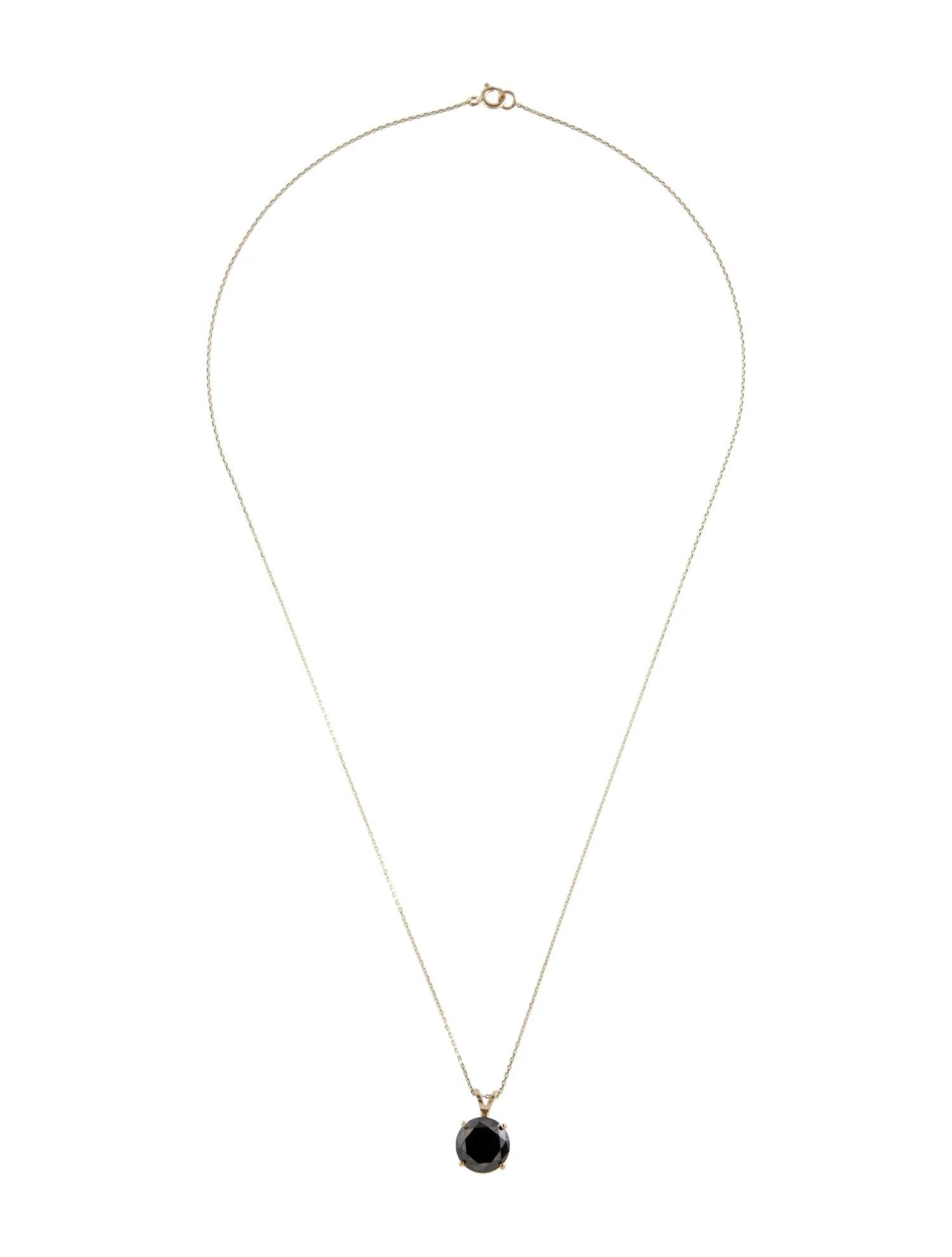 Collar Colgante Solitario 14K 3.47ct Diamantes Artista en venta