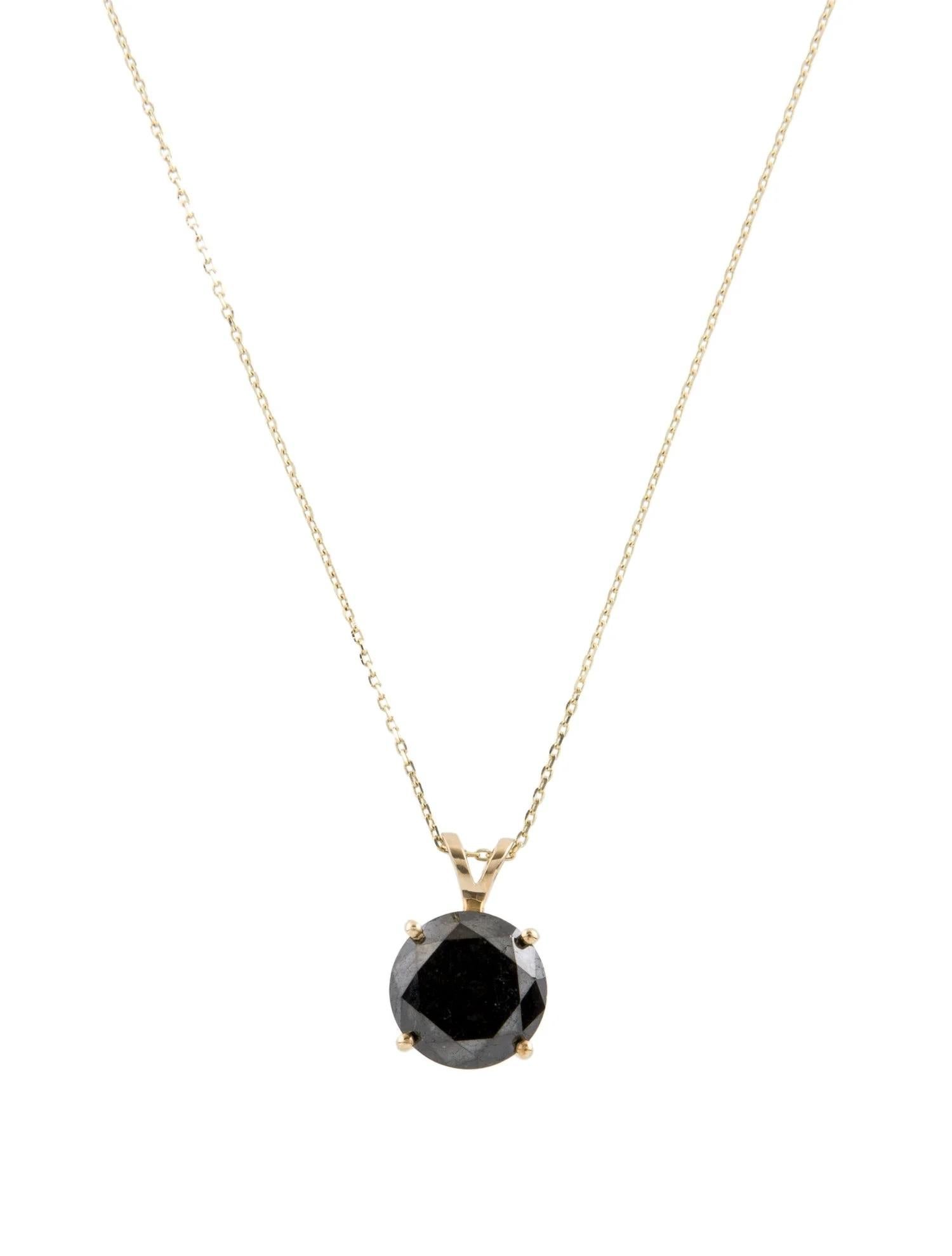 Collar Colgante Solitario 14K 3.47ct Diamantes en venta