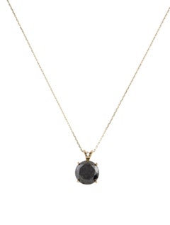 Collar Colgante Solitario 14K 3.80ct Diamantes