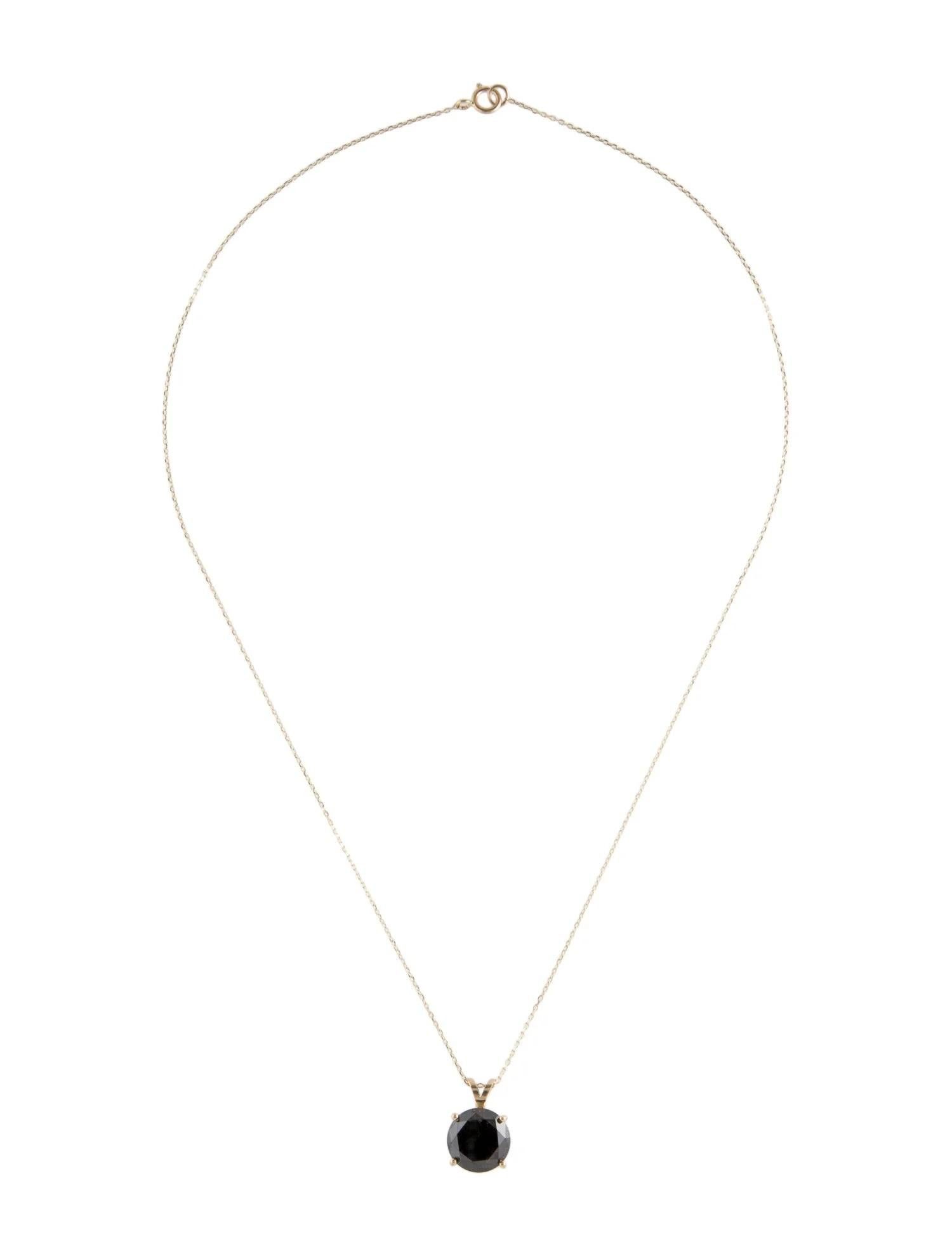 Artiste Collier pendentif solitaire en diamants 4,06 carats 14 carats en vente