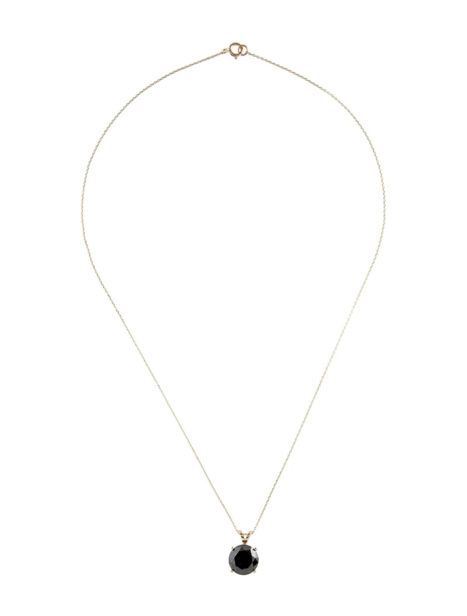 Artiste Collier pendentif solitaire en diamants 4,09 carats 14 carats en vente