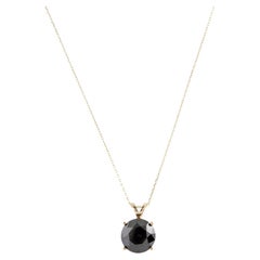 Collar Colgante Solitario 14K 4.31ct Diamantes