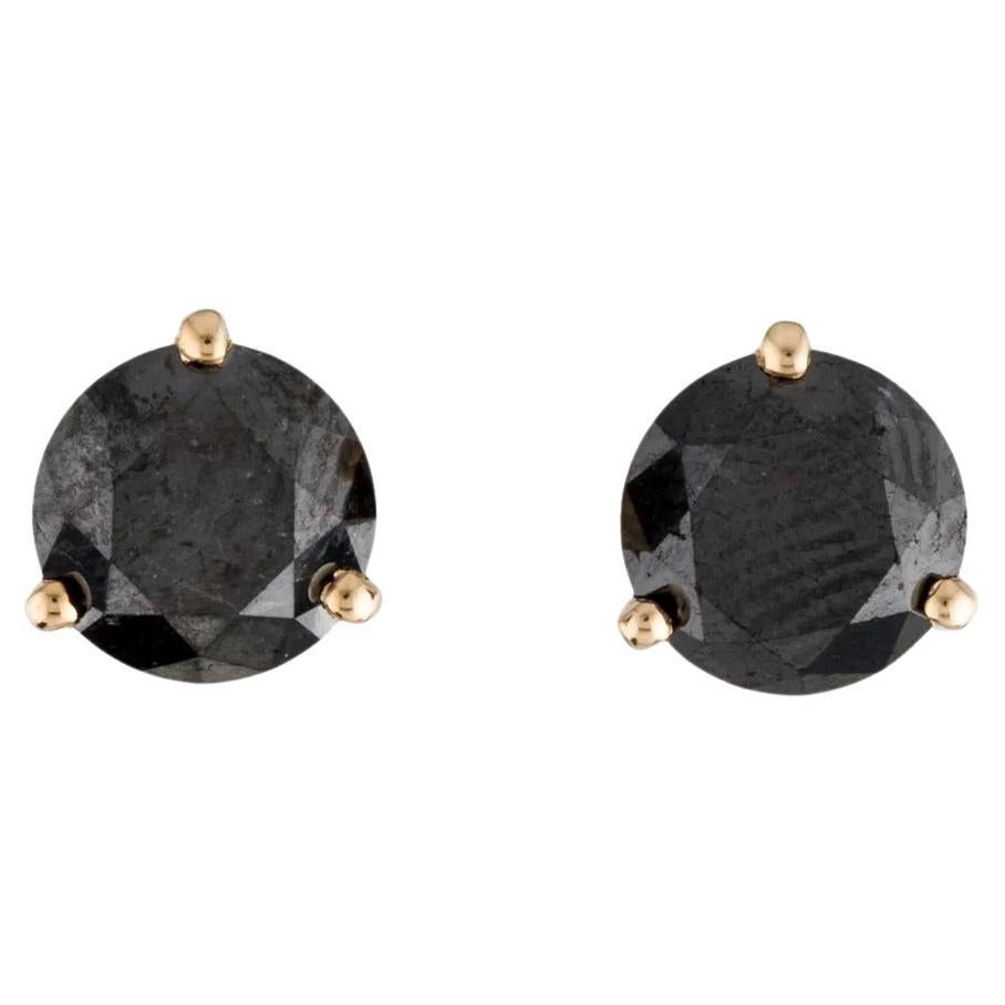 14K Boucles d'oreilles diamant 4.63ctw - Timeless Glamour, Stunning Sparkle, Luxury