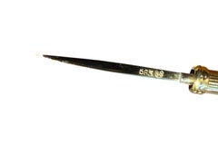 14K/585 Gold Einziehbarer Zahnstocher-Anhänger