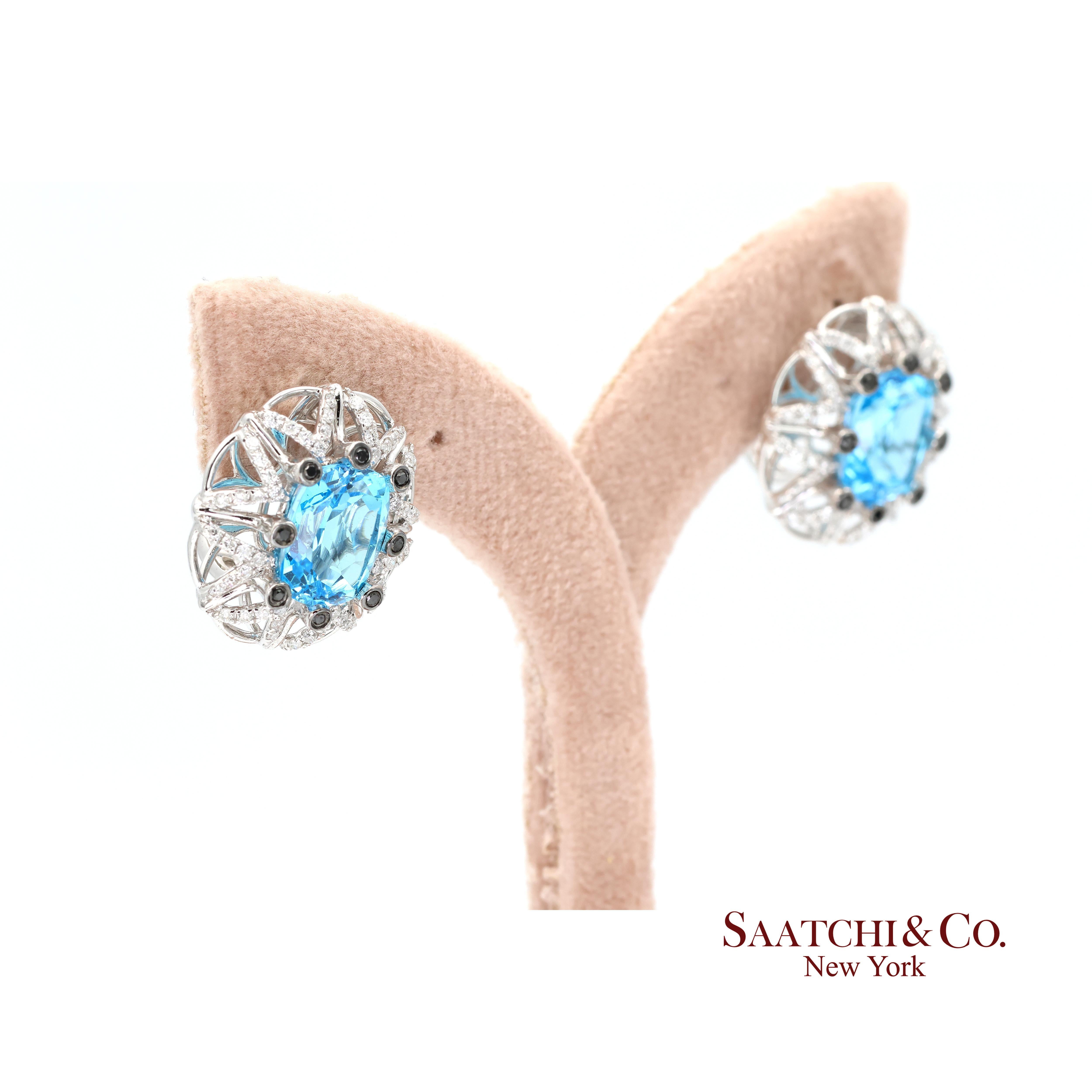 Boucles d'oreilles en topaze bleue et diamant

Type de métal : Or blanc 14k
Poids total de l'article : 8,29 grammes
1:
Pierre principale : Diamant
Poids en carats : 1.5 ct.
Grade de clarté du diamant : VS-SI
Grade de couleur du diamant : F-G (blanc