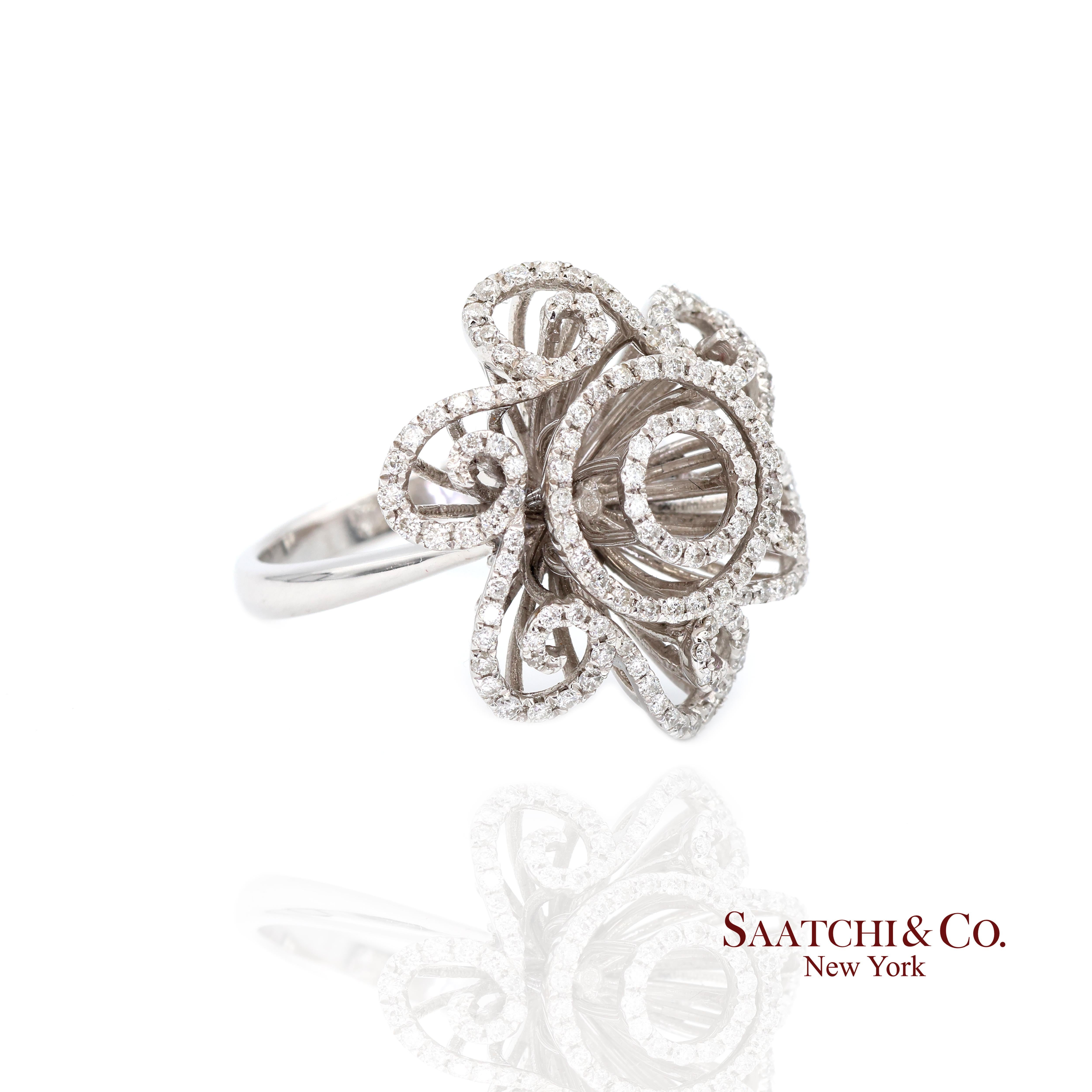 14k Gold Diamond Ring

Metal Type: 14k Gold
Total Item Weight: 6.9 Grams
Ring Size: 7 (Resizable)
Dimensions: Length: 22.0 mm X Width: 22.0 mm X Height: 22.0 mm
1:
Primary Stone: Diamond
Diamond Weight: 1.5 Ct
Diamond Pcs: 140
Diamond Clarity :