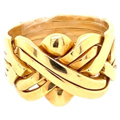 14K 6 Piece Puzzle Ring