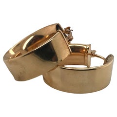 Boucles d'oreilles en or jaune 14K 7mm