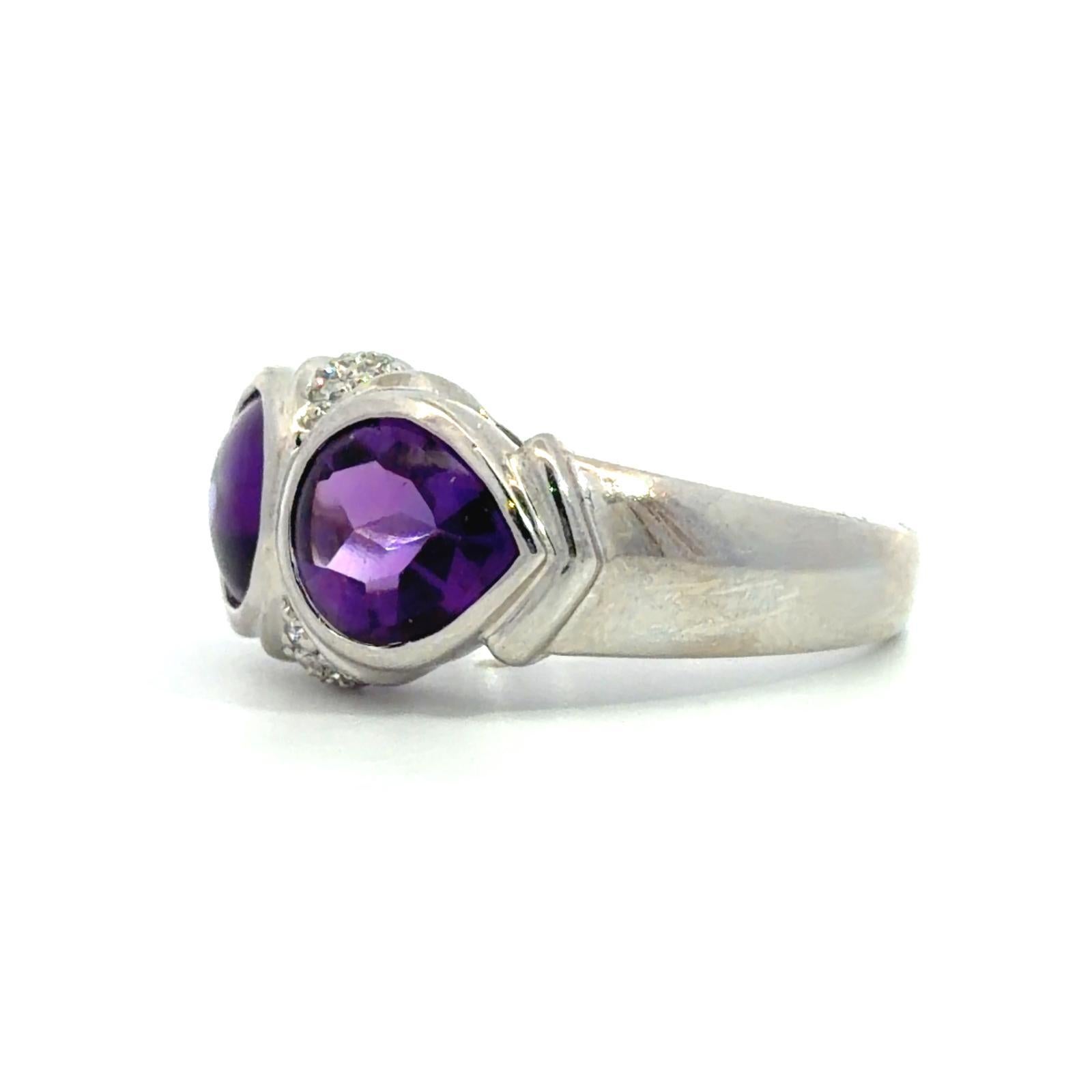 14k Amethyst Ring - image 4