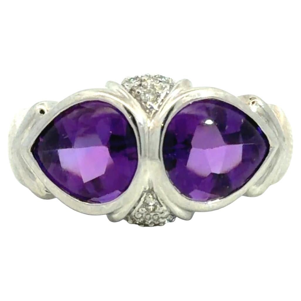 14k Amethyst Ring - image 1