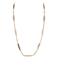 14K Antique Austro-Hungarian Lonzenge Link Chain