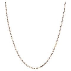 14K Antique French Fancy Link Chain