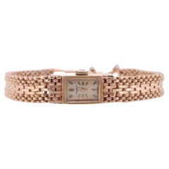 14k Baume and Mercier GENEVE Mechanische Uhr. 14k Panther-Armband/band.