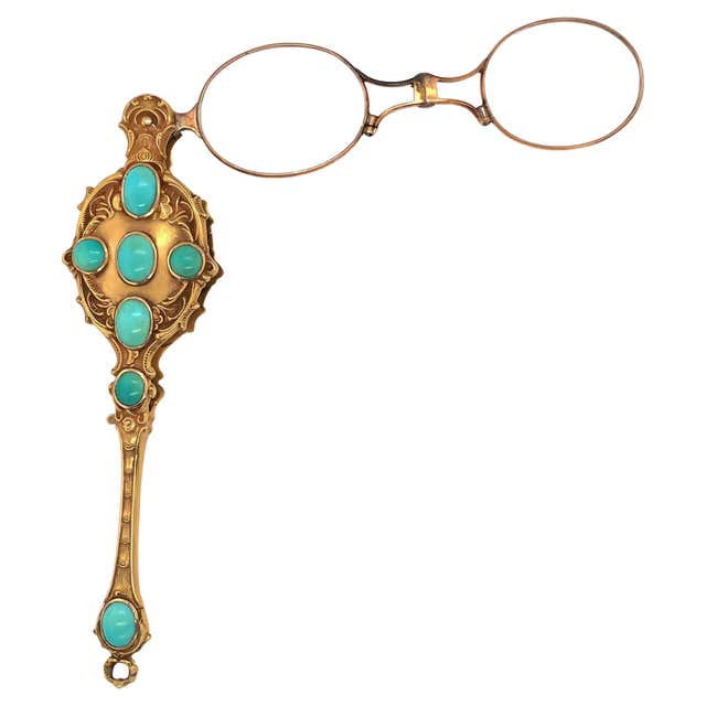 14K Art Nouveau Krementz Opera Glasses For Sale at 1stDibs