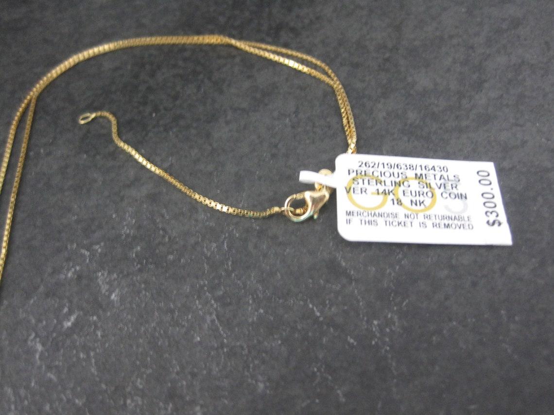 14K Briolette Gemstone Pendant Necklace For Sale 1