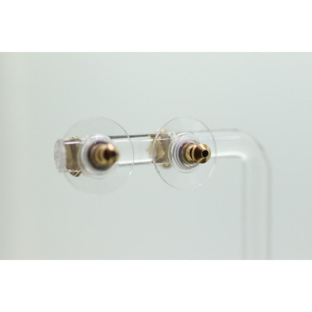 14k Buttercup 1/2ct Diamond stud earrings. 14k Yellow Gold Buttercup victorian In Good Condition In Port Charlotte, FL