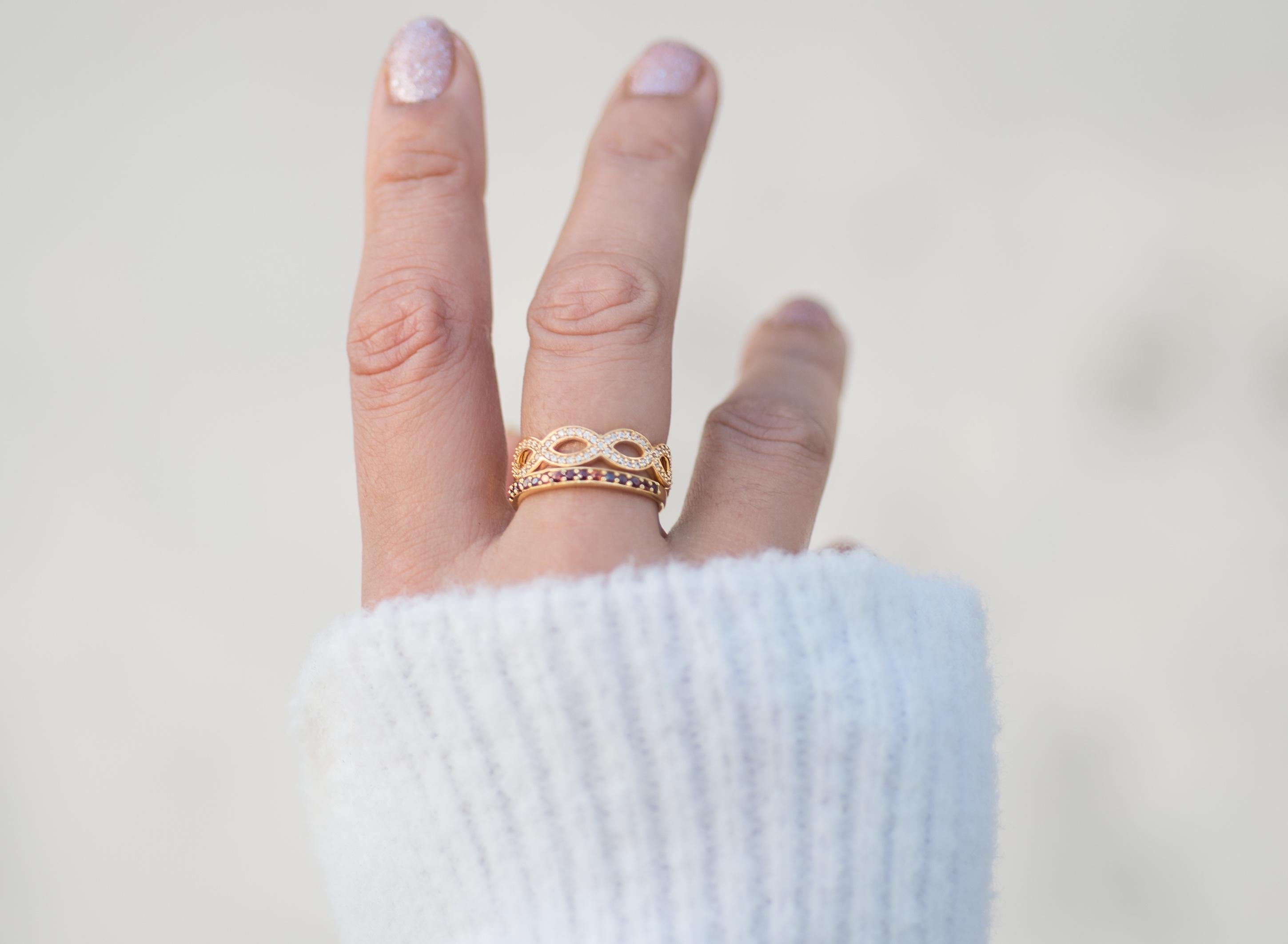 braided engagement ring