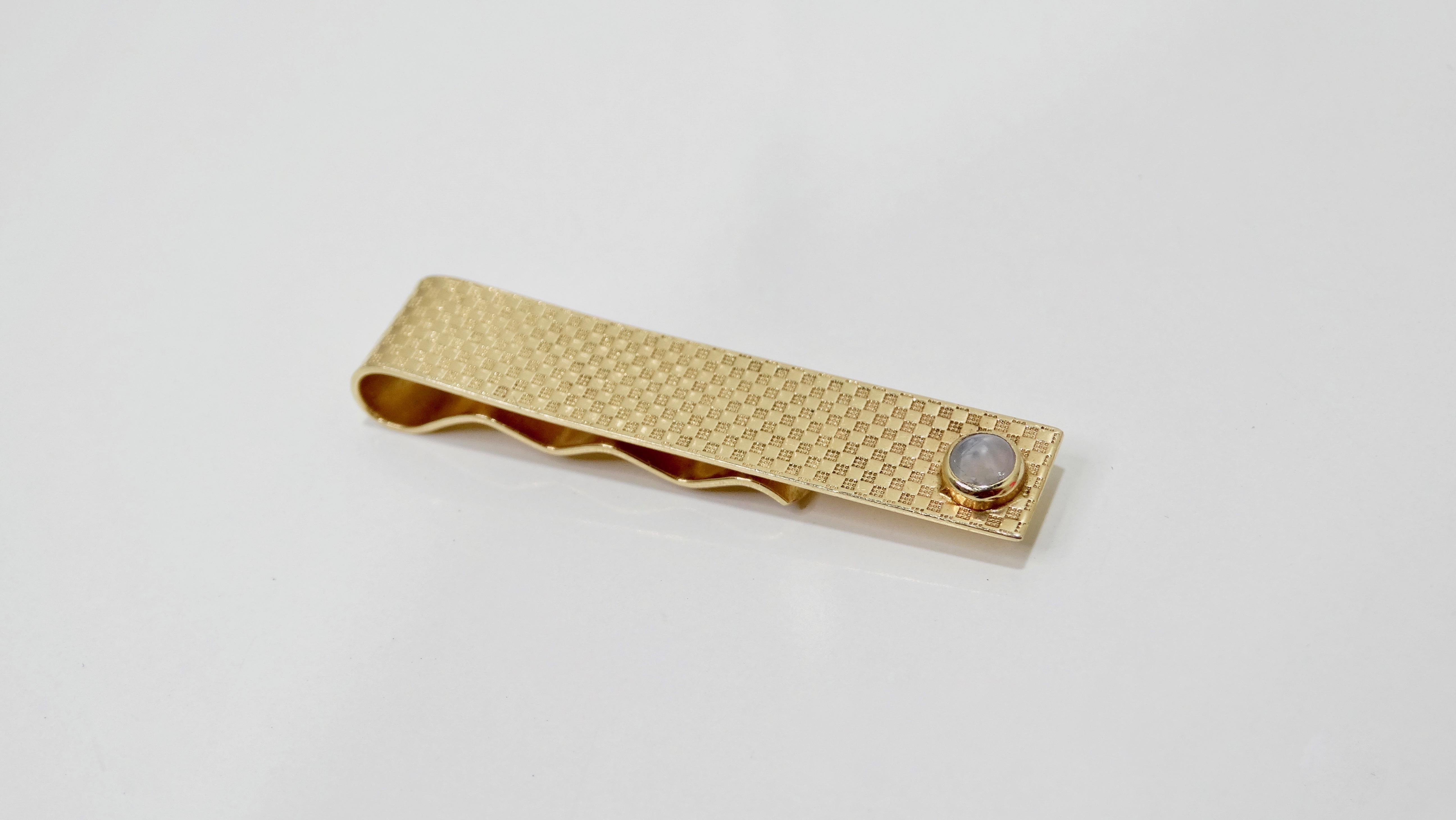gucci tie clip gold