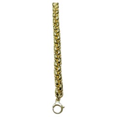 14k Chunky Round Link Bracelet In 14k
