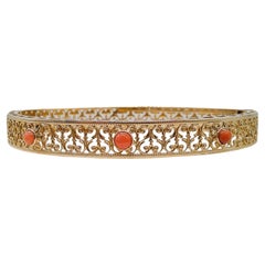Used 14k Contemporary Coral Bangle