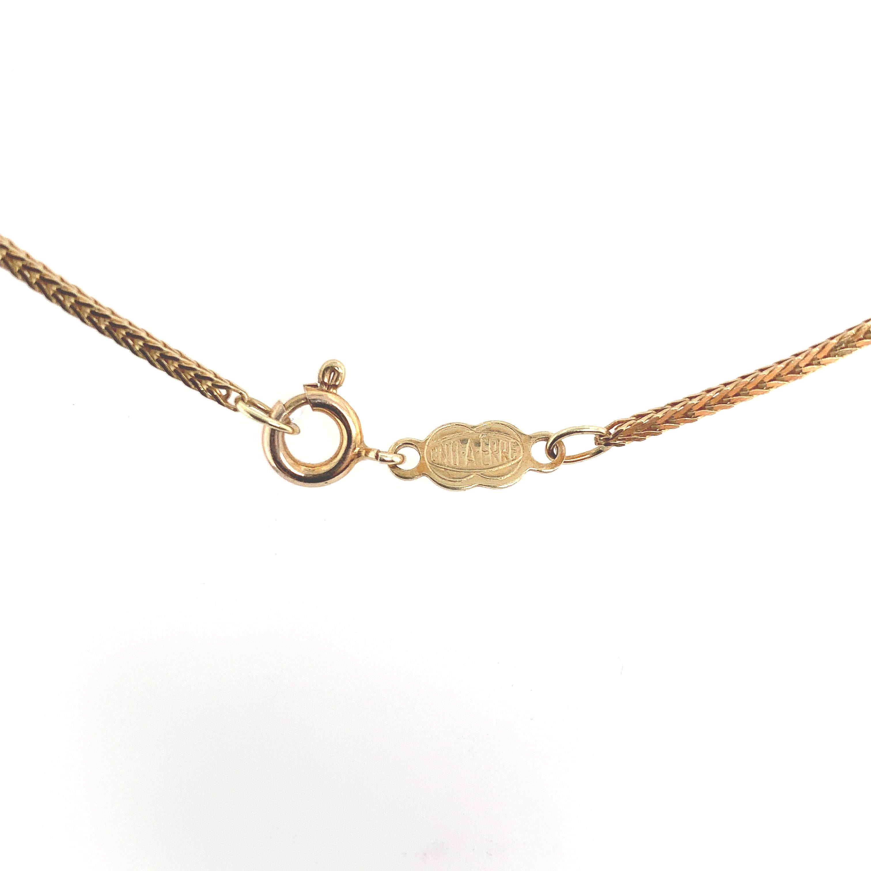 Collana in stile Deco 14K Grande 43ct Madeira Citrino colore Cognac in vendita 2