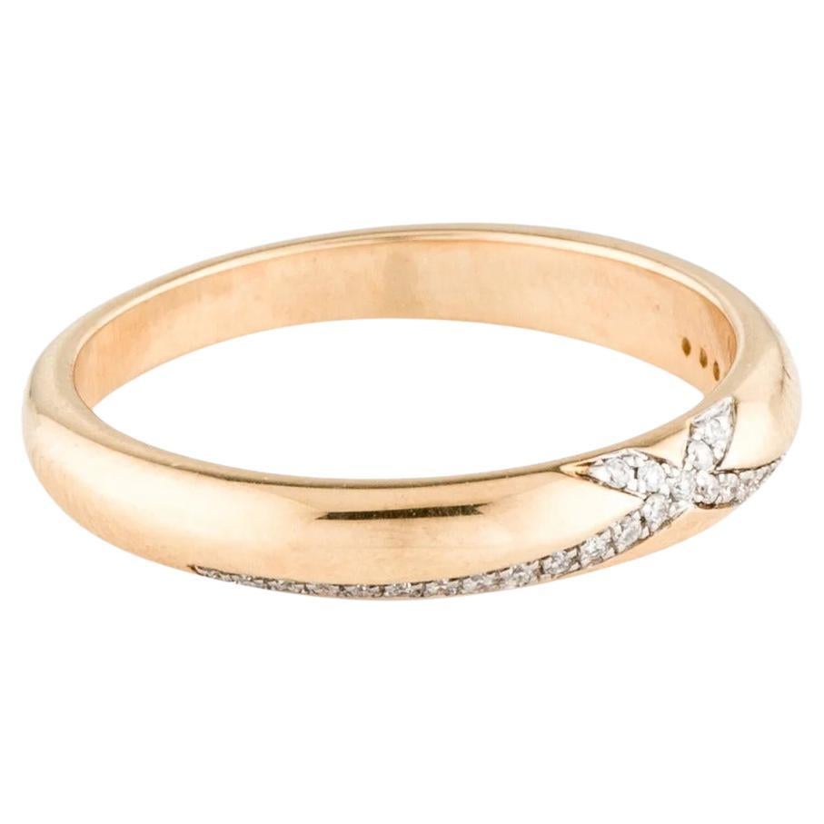 14K Diamond Band Ring - Size 7.5 - Classic Elegance, Timeless Style