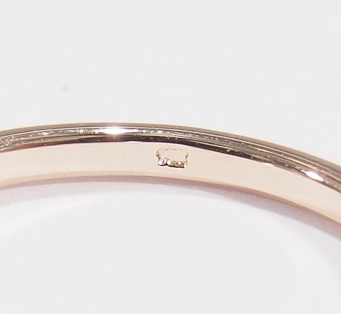 14 Karat Diamond Bar Ring Rose Gold 0.20 Carat 1