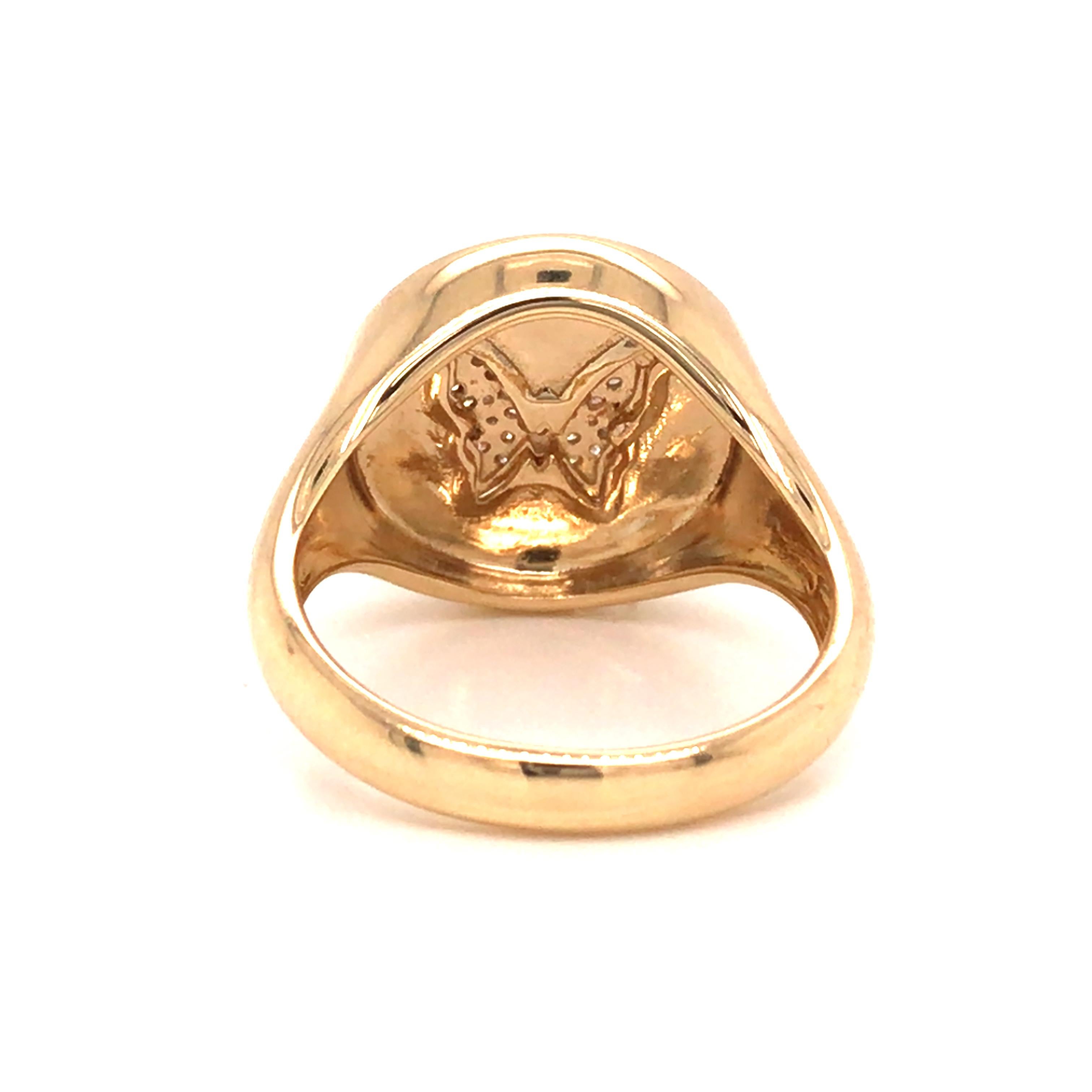 christian dior atelier signet ring