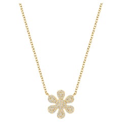 Lainey's Diamant-Blumen-Halskette