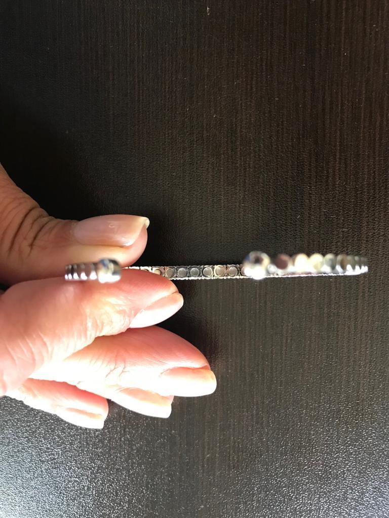 14 Karat Diamond Flexible Bangle 3 Carat In New Condition For Sale In Great Neck, NY