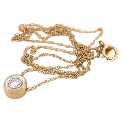 14K Diamond Necklace