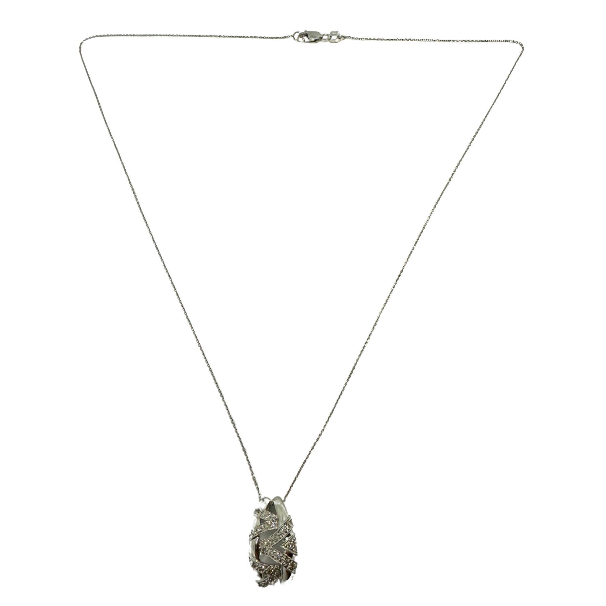 Donna Collana con diamante 14k in vendita
