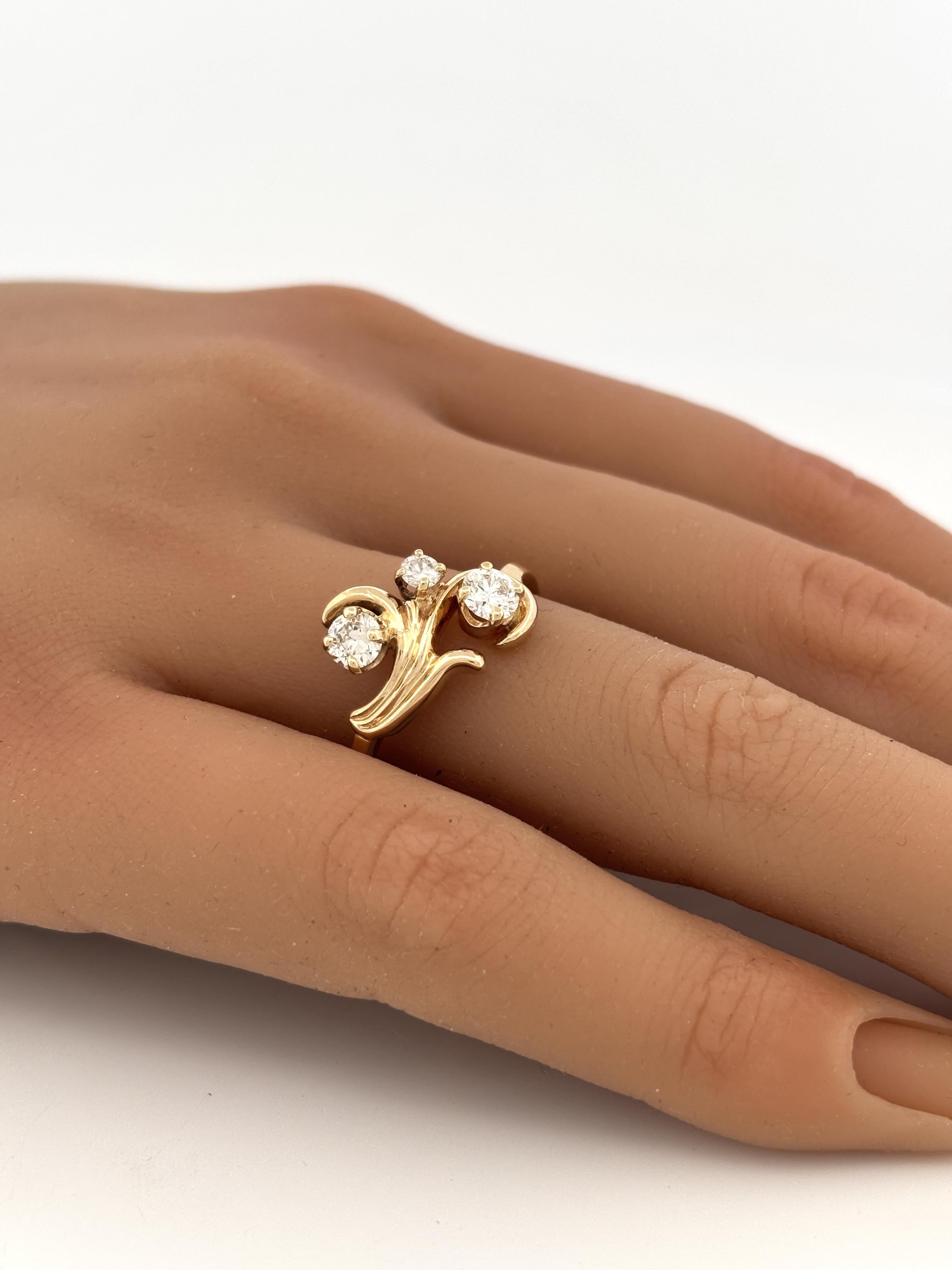 14k Diamond Ring - image 11