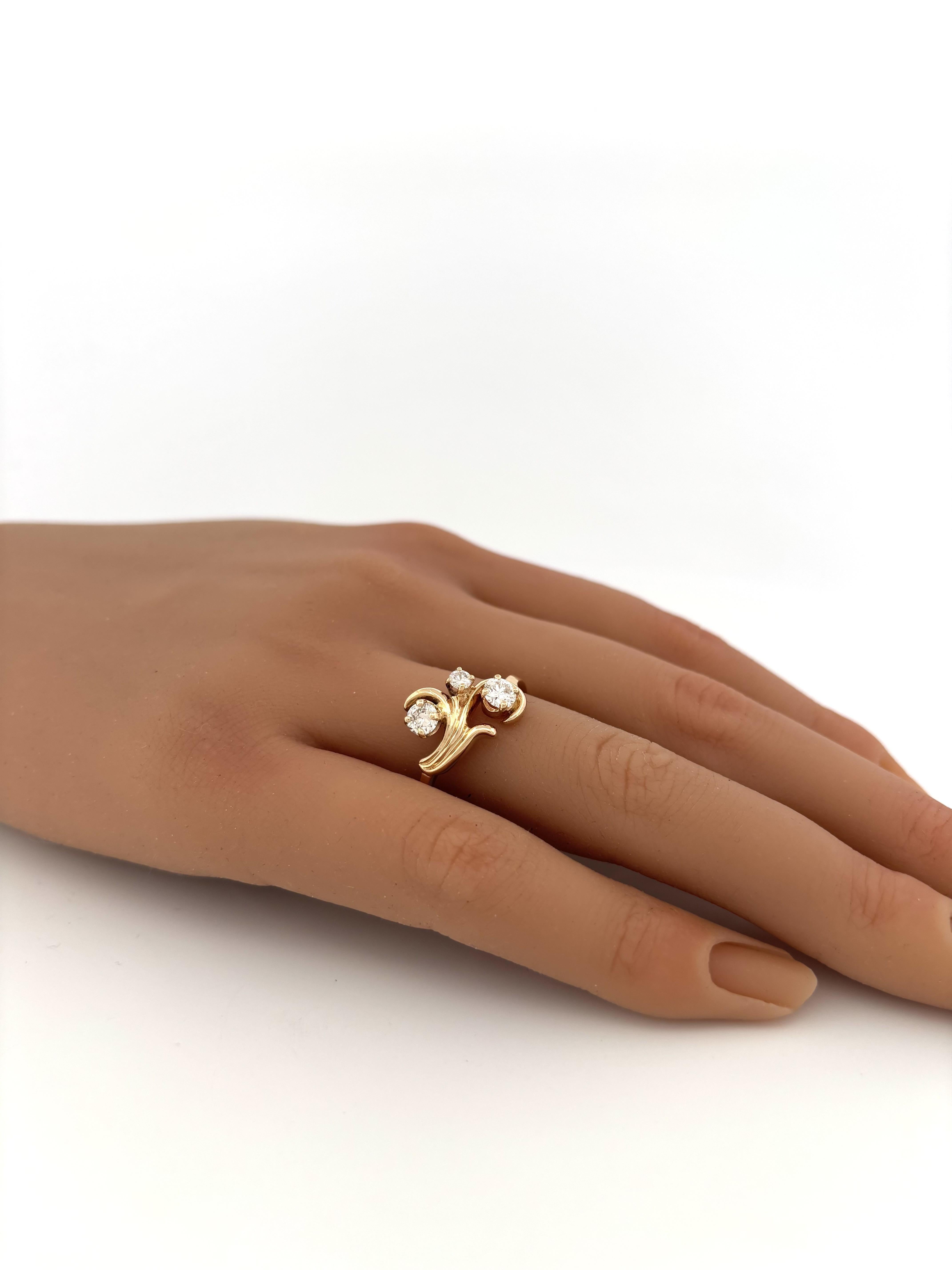 14k Diamond Ring - image 12