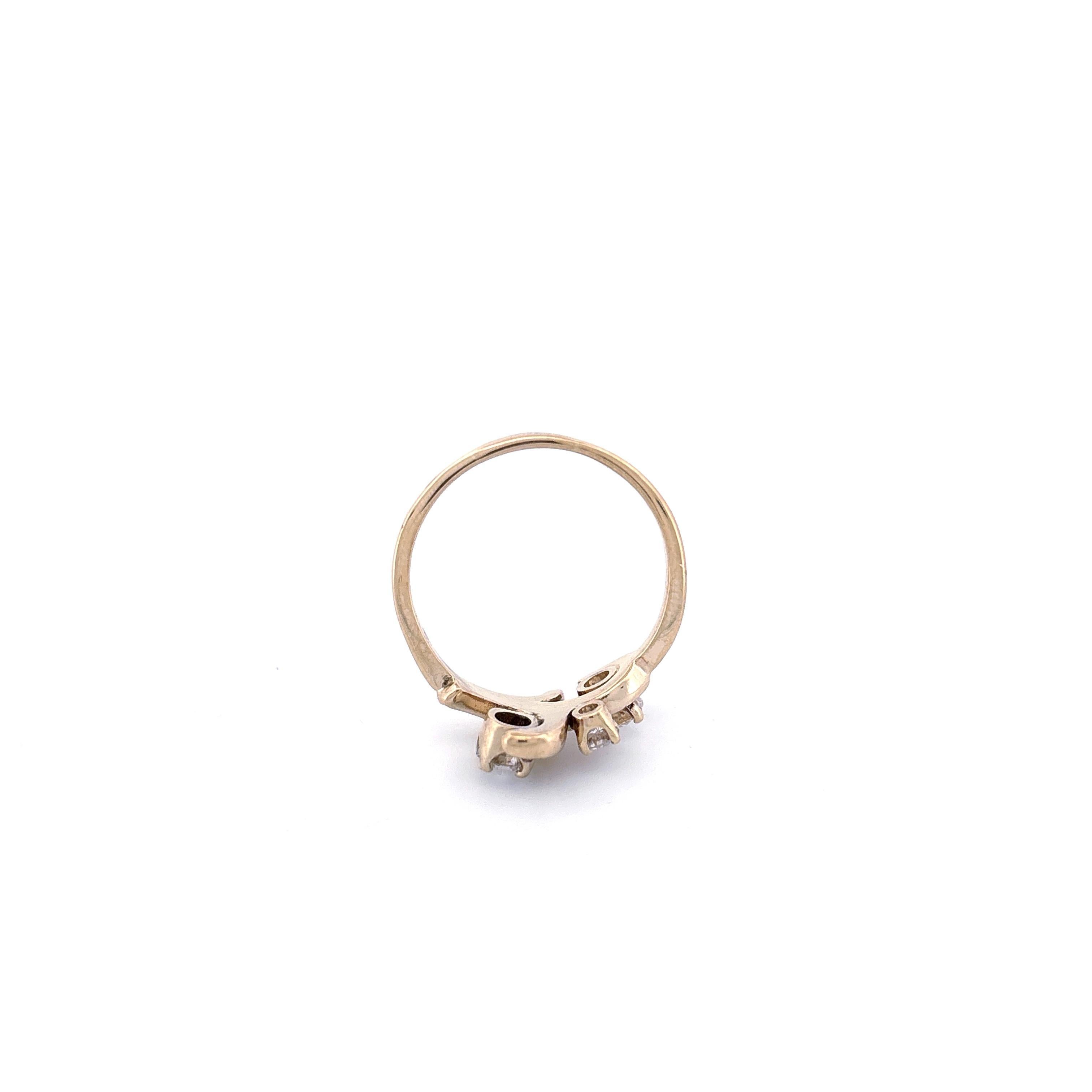 14k Diamond Ring - image 2