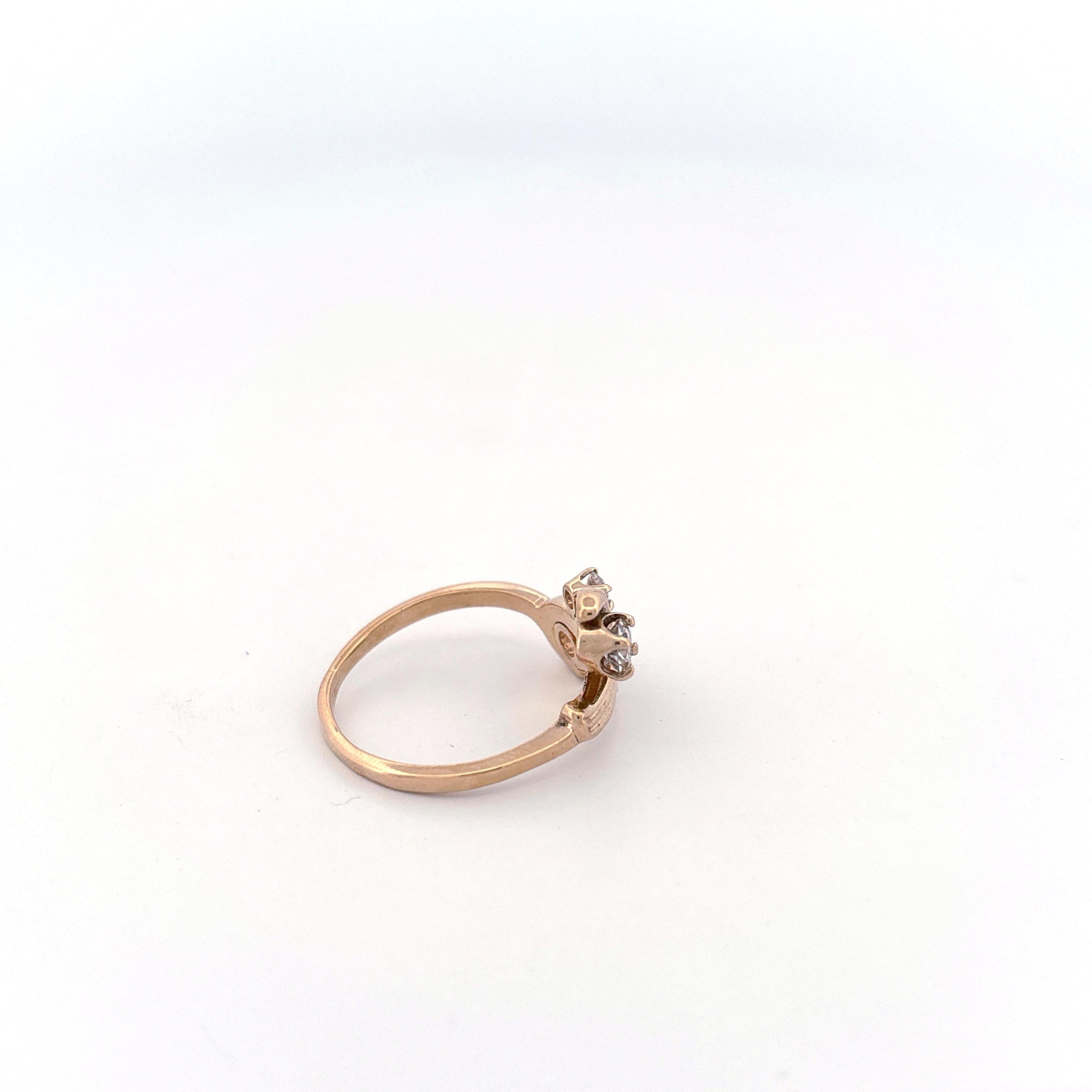 14k Diamond Ring - image 4