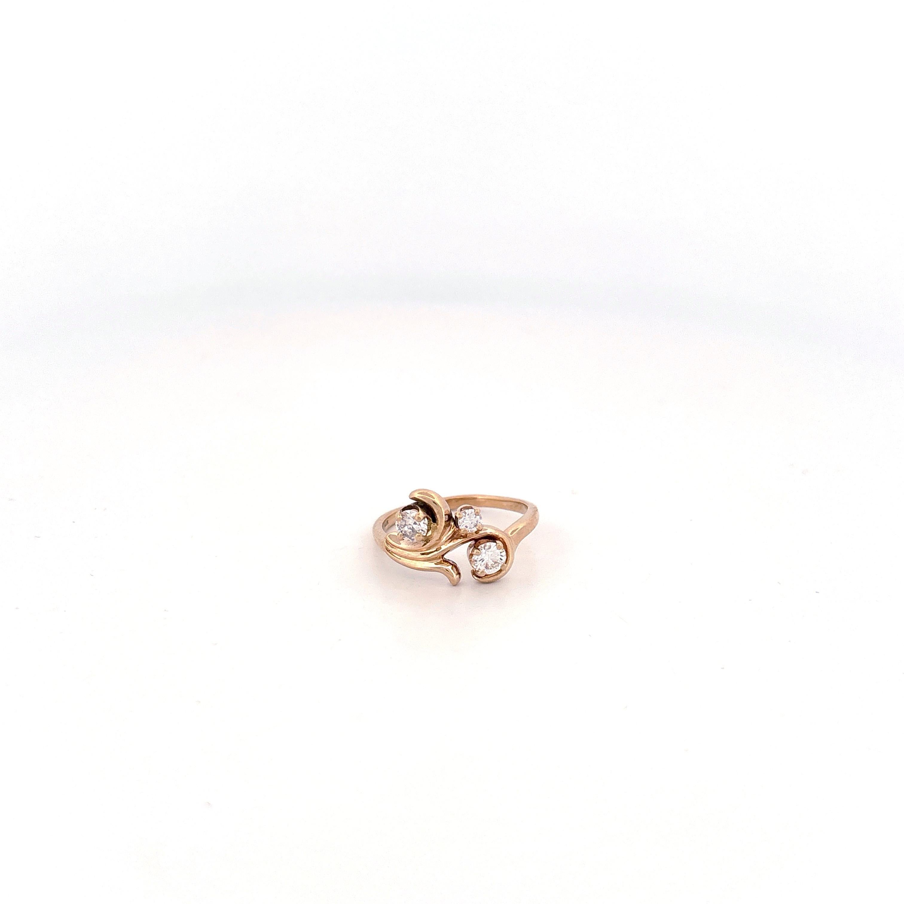 14k Diamond Ring - image 6