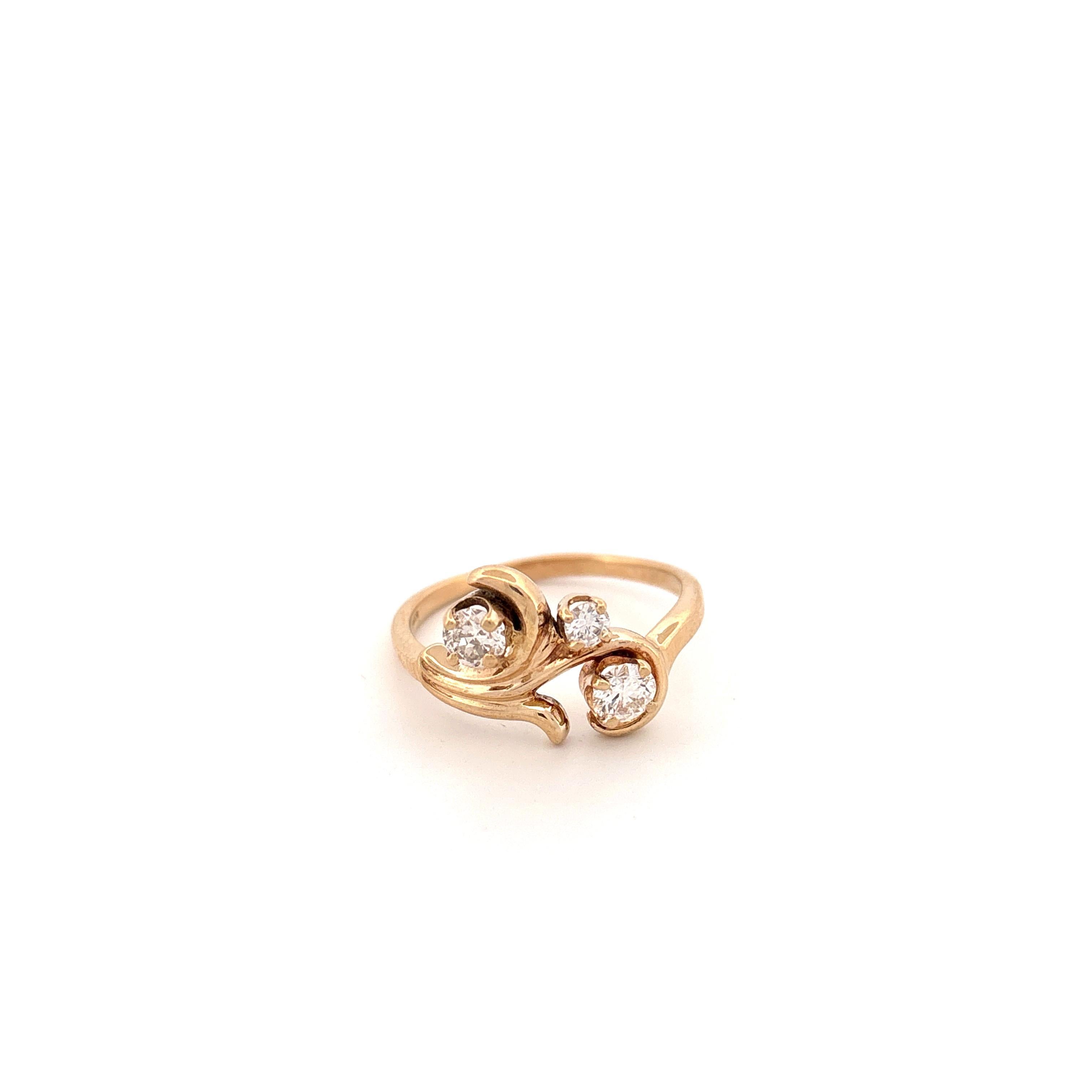 14k Diamond Ring - image 9