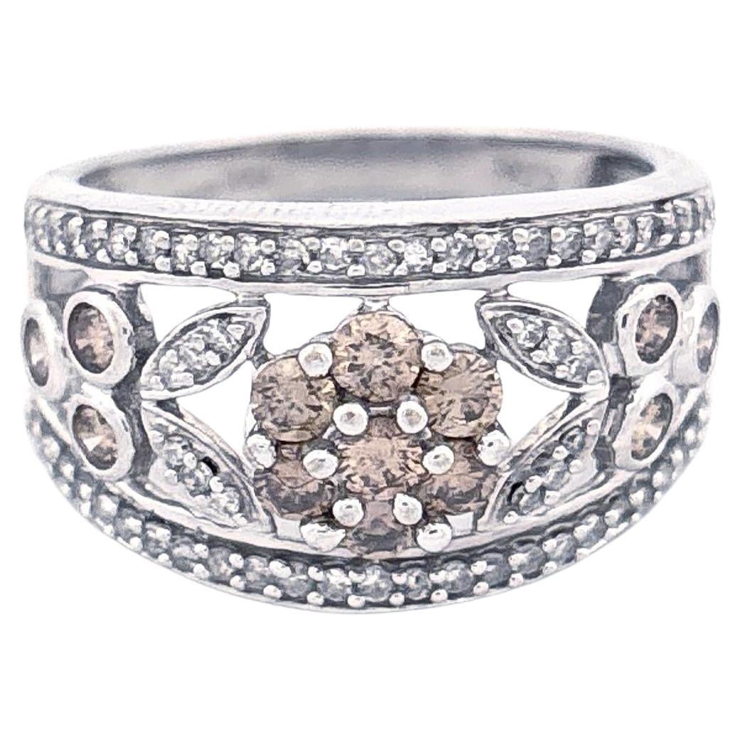 14k Diamantring im Angebot